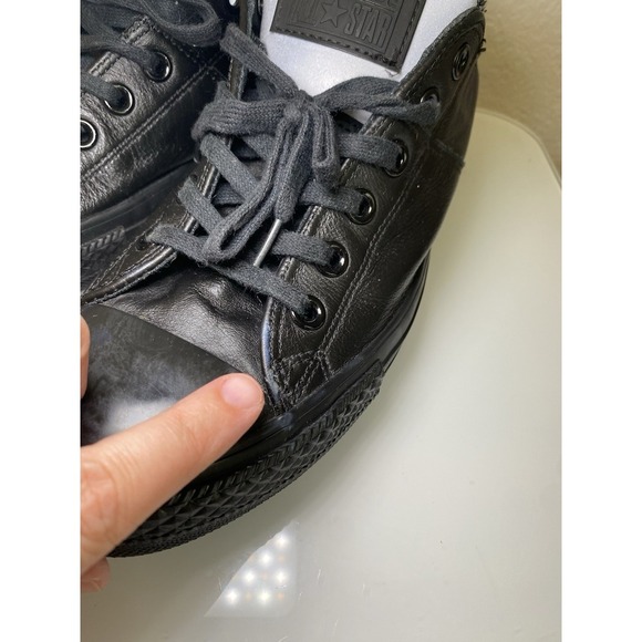 Chuck Taylor All Star Madison Reflective Converse Shoes9.5 Leather Black 553424C - Picture 7 of 16